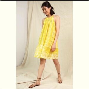 Anthropologie Forever That Girl Halter Tunic Mini Dress